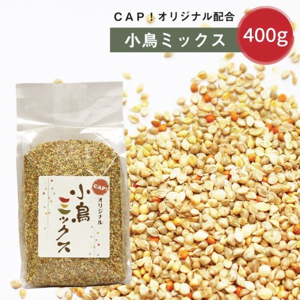 画像1: CAP! 鳥の餌 賞味期限2026/4/30 小鳥ミックス 400g★ (1)