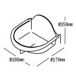 画像4: SANKO B632 投薬サプリ用 浅型バード食器 L (4)